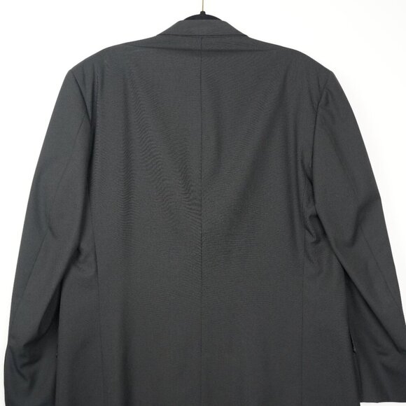 Karl Lagerfeld Vintage Men's Wool Black Tuxedo Blazer Jacket 43L Double Breasted - Picture 6 of 8